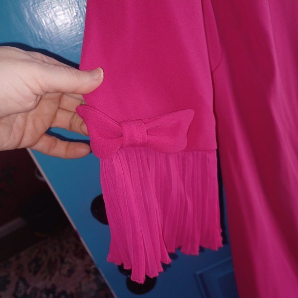 Womens Hot Pink Bow Dress Size 8 NWT - Picture 2 of 4